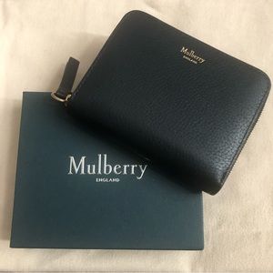 Mulberry compact zipped wallet